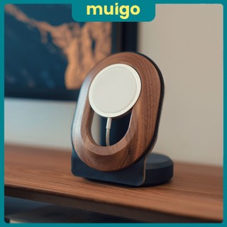 Dock sạc gỗ óc chó Muigo