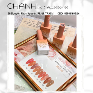 Set Sơn Thạch Very Good Nail 9 màu tặng bảng màu siêu đẹp