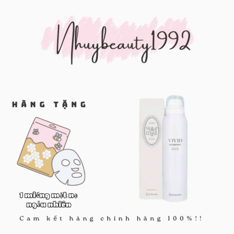 Xịt khoáng Bebalance VISID MIST
