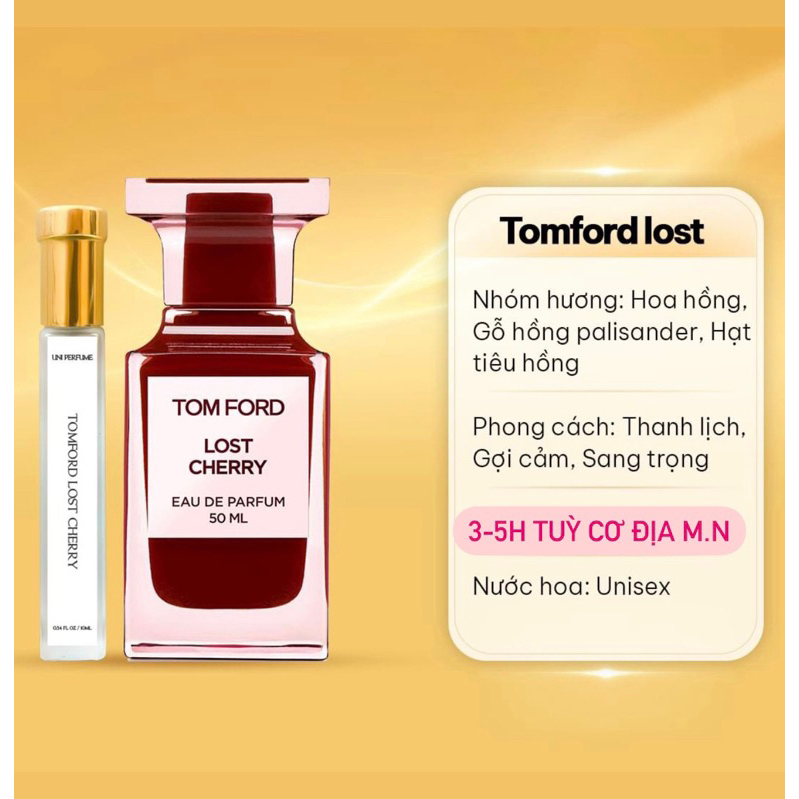 Mẫu thử 10ml NƯỚC HOA TOMFORD LOST CHERRY