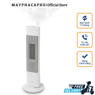 Máy sưởi phun sương tạo ẩm welle wh-t850h, quạt sưởi tạo ẩm, thiết bị sưởi, cho phòng 40m2, nhập hàn, bh 12 tháng
