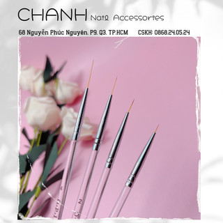 Cọ vẽ móng, cọ nét opi cọ râu kẻ nét vẽ hoạ tiết vẽ ren nét mảnh