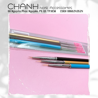 Bộ cọ nét 3 cây cán gỗ