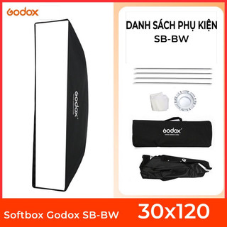 Softbox Godox SB-FW 30x120( có lưới tổ ong) và FB-BW( không lưới tổ ong)