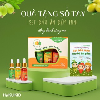Dầu Ăn Dặm Hakukid Cho Bé Từ Trên 6 Tháng Tuổi, Gia Vị Ăn Dặm Giúp Tăng Chiều Cao Cho Bé  Nguyên Liệu 100% Hạt Tự Nhiên