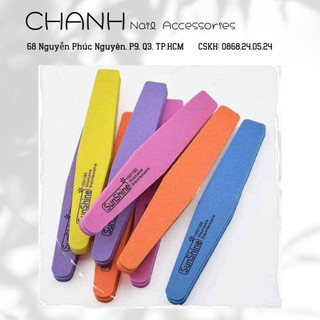 Phào dài chà nhám mặt móng - buffer - phao chà móng 2 mặt sunshine