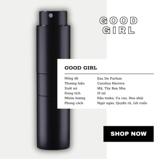 Nước Hoa Good Girl Ngọt Dịu Hạnh Nhân Lôi Cuốn Quyến Rũ