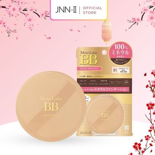 Phấn phủ dạng nén Meishoku Moist Labo BB Mineral Pressed Powder lâu trôi kháng nước kiềm dầu Nhật Bản | Jnn2.vn
