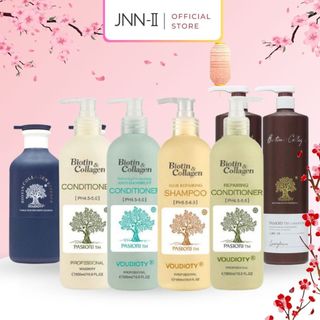 Dầu gội xả Biotin Collagen Voudioty ngừa gàu nấm da đầu ngăn rụng kích thích mọc tóc cho tóc đen tóc nhuộm nam nữ Jnn2.v