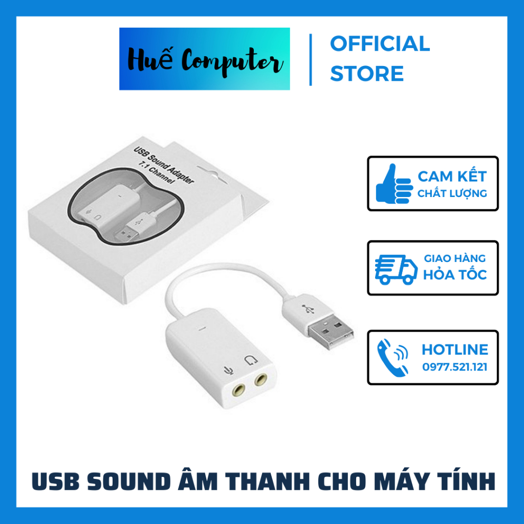 Usb sound âm thanh cho máy tính 7.1