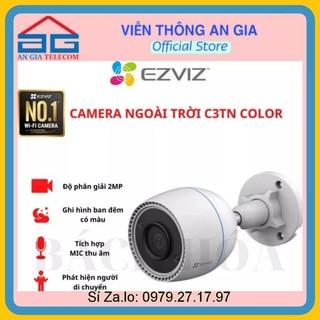 Camera WiFi ngoài trời C3TN Ezviz 2MP/3MP Full color| Camera WiFi ngoài trời Ezviz đàm thoại