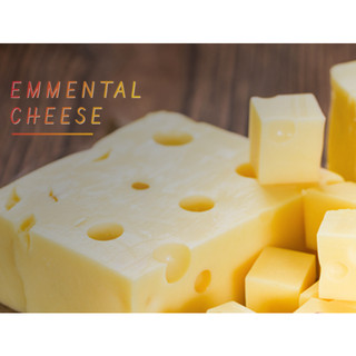 Phô mai Emmental Pháp cắt miếng 500g