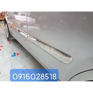 Bộ ốp sườn nẹp sườn Kia Morning 2008-2009-2010-2011 - INOX xịn Cao cấp inoc