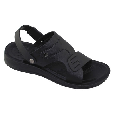 Sandal đế bằng nam Bita's SUM.117 (Đen + Nâu + Vàng bò)