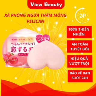Xà phòng thâm mông pelican - soap thâm môngtrái đào làm trắng ngừa thâm mông loại bỏ mụn đỏ ngứa