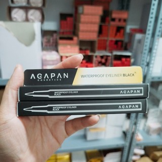 Kẻ mắt,kẻ dạ siêu mảnh Agapan Waterproof Eyeliner Black