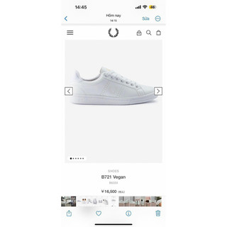 Giày Fred perry chính hãng size 41-42-43