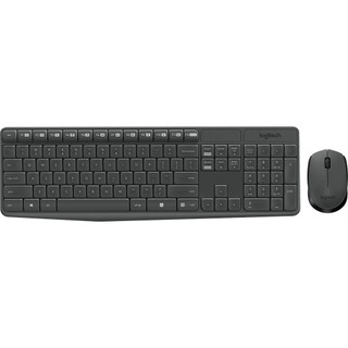 Bộ Bàn phím và Chuột không dây Logitech MK235 Xám - Hàng Clear tồn/Trưng bày