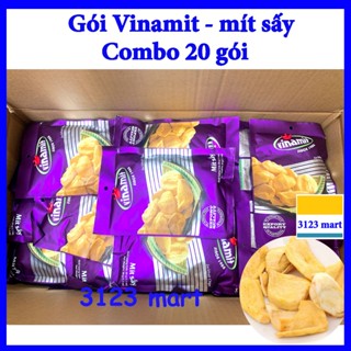 (hsd 05/2026) COMBO 20 gói mít sấy Vinamit gói nhỏ 20g, 30g.