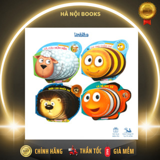 Sách thơ về động vật - được làm theo hình các bạn thú cho các bé nhỏ thích đọc sách - tân việt