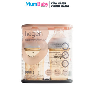 Bộ 2 bình sữa hegen 150ml /240ml /330ml, có tách lẻ không hộp