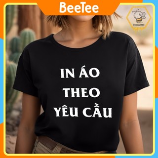 Áo thun nam nữ Oversize ngắn tay In Theo Yêu Cầu In Áo phông cộc tay thoáng mát 160