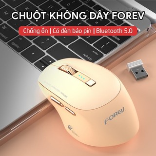 Chuột không dây forev, kết nối bluetooth 2.4g, chế độ kép - k2027