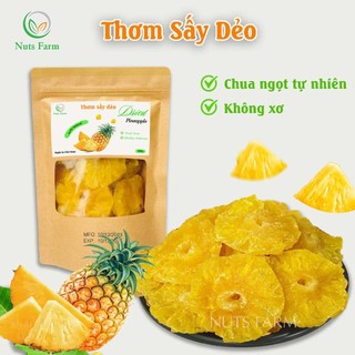 Thơm sấy dẻo Nut Farm 300g, chua ngọt dẻo, ít đường