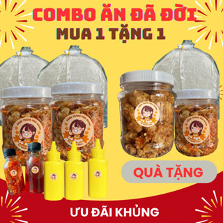 [COMBO ĐÃ ĐỜI] Bánh tráng phơi sương 450gr, hành phi muối ruốc 300gr, 3 chai bơ, hủ tóp mỡ lớn , sốt tắc, sa tế