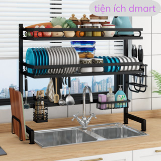 kệ úp bát đĩa inox phun sơn tĩnh điện mamiru, trạn để bát đũa có nắp hút nam châm 2511