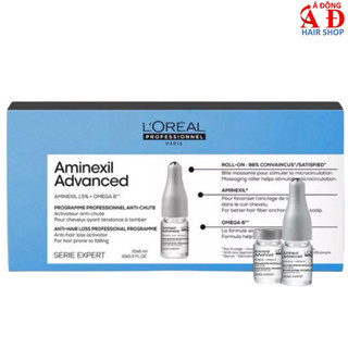 Tinh chất giảm rụng tóc L'Oréal Professionnel Serie Expert Aminexil Advanced New 2023 (10 lọ x 6ml)