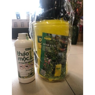 COMBO BÌNH PHUN VÀ THẢO MỘC ĐẬM ĐẶC 10S PHUN DIỆT MUỖI, GIÁN, KIẾN TẠI NHÀ