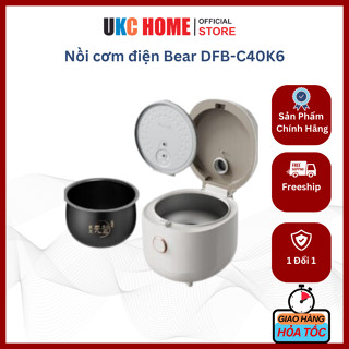 Nồi cơm điện Bear DFB-C40K6 4L - Bảo hành 18 tháng