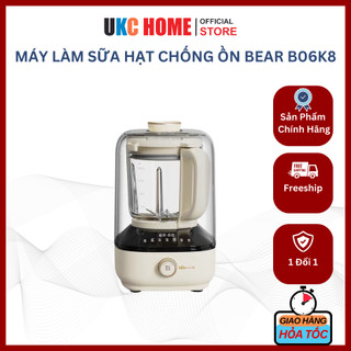 Máy làm sữa hạt chống ồn bear b06k8 dung tích 1l - sản phẩm chính hãng