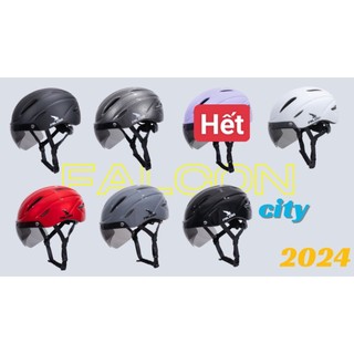 NÓN BẢO HIỂM THỂ THAO-NÓN XE ĐẠP FACLCON CITY CÓ KÍNH