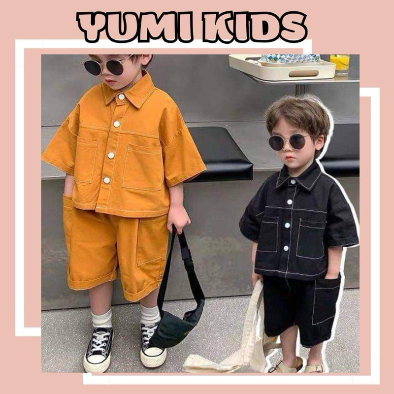 Sét bộ đồ cho bé trai phông hàn quốc cho bé từ 1 - 10 tuổi phong cách Hàn Quốc