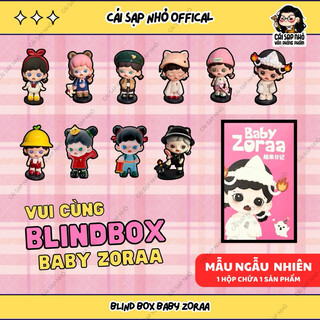 Blind box mô hình baby zoraa chính hãng - 1 hộp đựng 1 con ngẫu nhiên