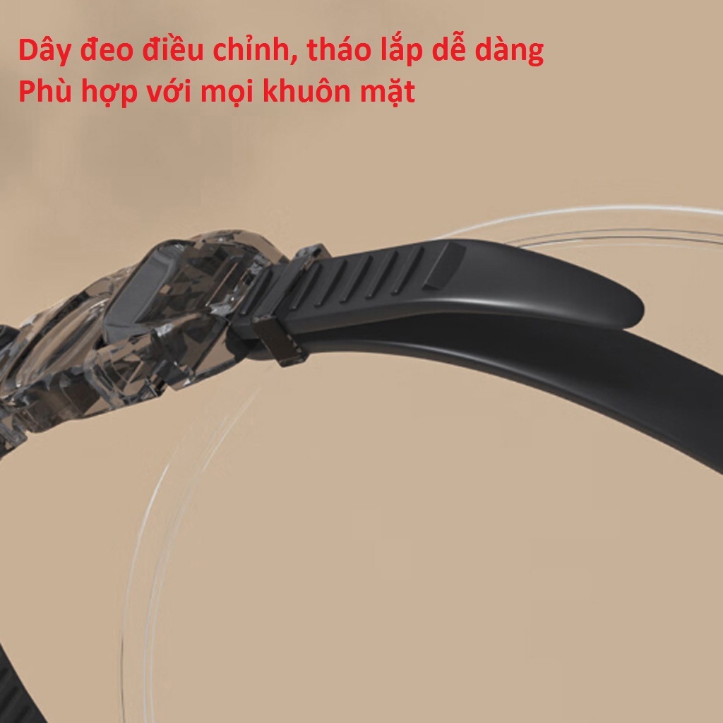 Kính bơi nam nữ kèm mũ bơi, chống tia UV chống sương mù | BigBuy360 - bigbuy360.vn