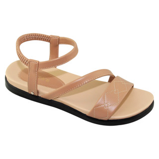 Sandal đế bằng nữ Bita's SYN.286 (Trắng + Đen + Kem)