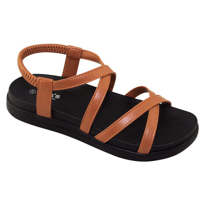 Sandal đế bằng nữ Bita's SHANA.04 (Nâu + Đen + Kem + Trắng + Xanh lá)