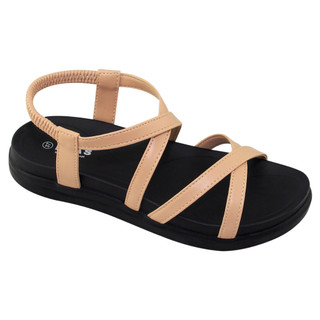Sandal đế bằng nữ Bita's SHANA.04 (Nâu + Đen + Kem + Trắng + Xanh lá)