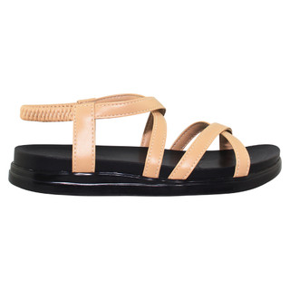 Sandal đế bằng nữ Bita's SHANA.04 (Nâu + Đen + Kem + Trắng + Xanh lá)
