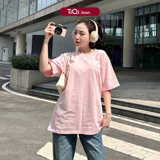 Áo thun TiQi form rộng chữ kí nam nữ A53