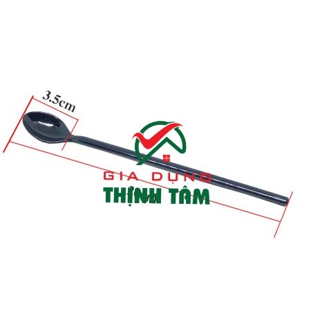 10 Muỗng Trà Sữa Đen RICO, Sinh tố,Thìa Trà Sữa 21cm chất lượng cao, thìa cafe