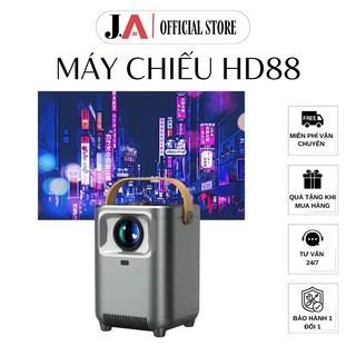 Máy chiếu mini hd88 e550 màn hình full hd kết nối máy tính, điện thoại bằng wifi, dây hdmi, máy chiếu cao cấp