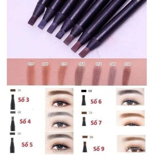 Chì Đá Haozhuang Chính Hãng - Phẩy Sợi Lông Mày Siêu Nét, Bền Màu