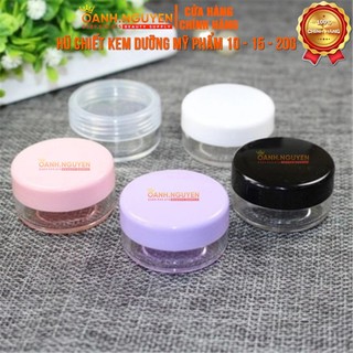 Hũ Chiết Kem, Dưỡng, Mỹ Phẩm 10-15-20g (Nhựa đẹp)