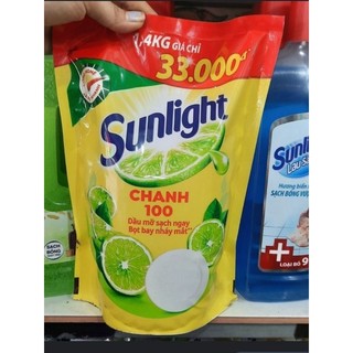 Nước rửa chén Sunlight can 3,6kg