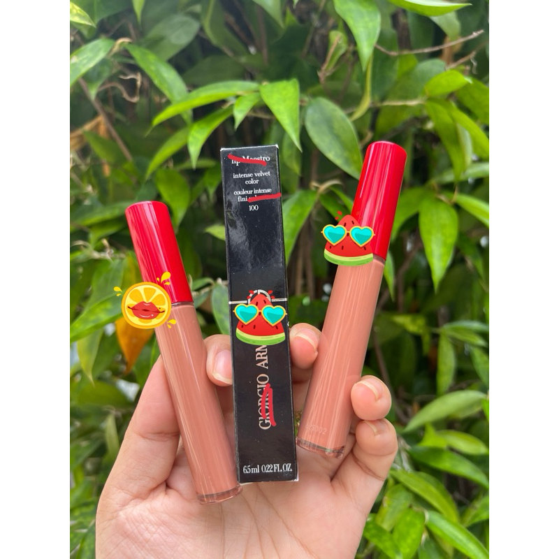 [Hàng Pháp] Son Gio.Gio Armani Lip Maestro 100 Sand Cam Nude.Full Box