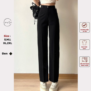  Quần tây nữ ống suông lưng cao Spring 0995/P2K5